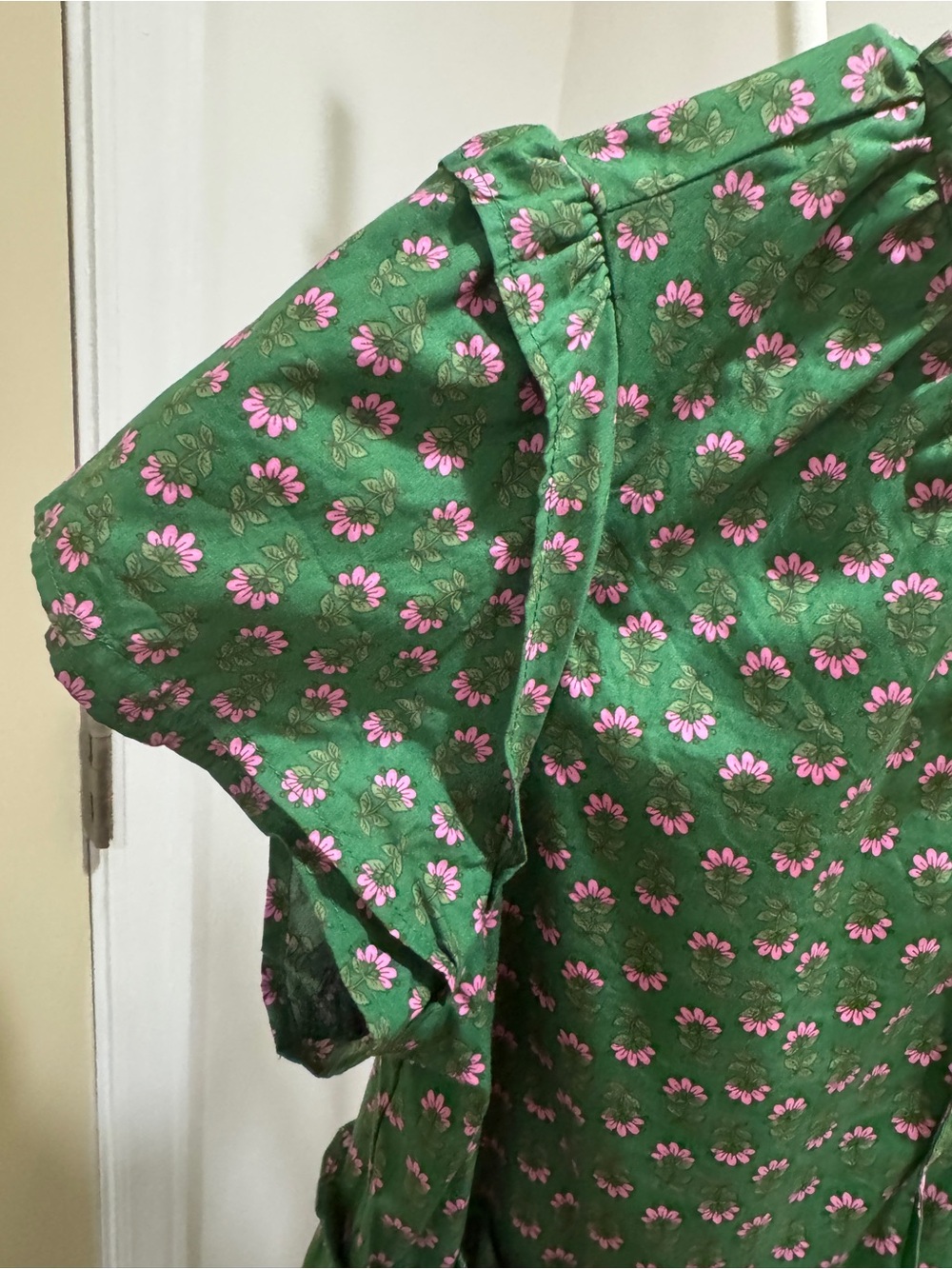 Sugarlips Green Floral Tiered Dress - Picture 6 of 12